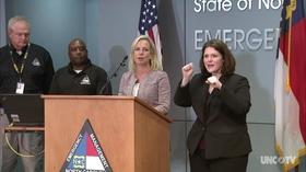 Video thumbnail: NC Emergency Management and Weather NC Gov. Cooper: Hurricane "Florence": 3PM - 9/17