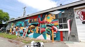 Video thumbnail: Charlottesville Inside-Out Charlottesville Mural Project / Veterans History (#1208)