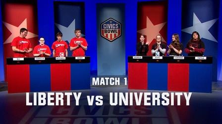 Video thumbnail: Civics Bowl Liberty v University