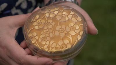 Appraisal: Lalique Glass D'Orsay Powder Box, ca. 1922