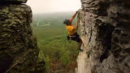 Rock Climbing at Pilot Mountain State Park