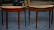 Appraisal: Rhode Island Federal Game Tables, ca. 1810