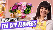 How to Make a Tea Cup Floral Arrangement