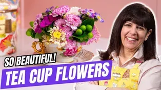How to Make a Tea Cup Floral Arrangement