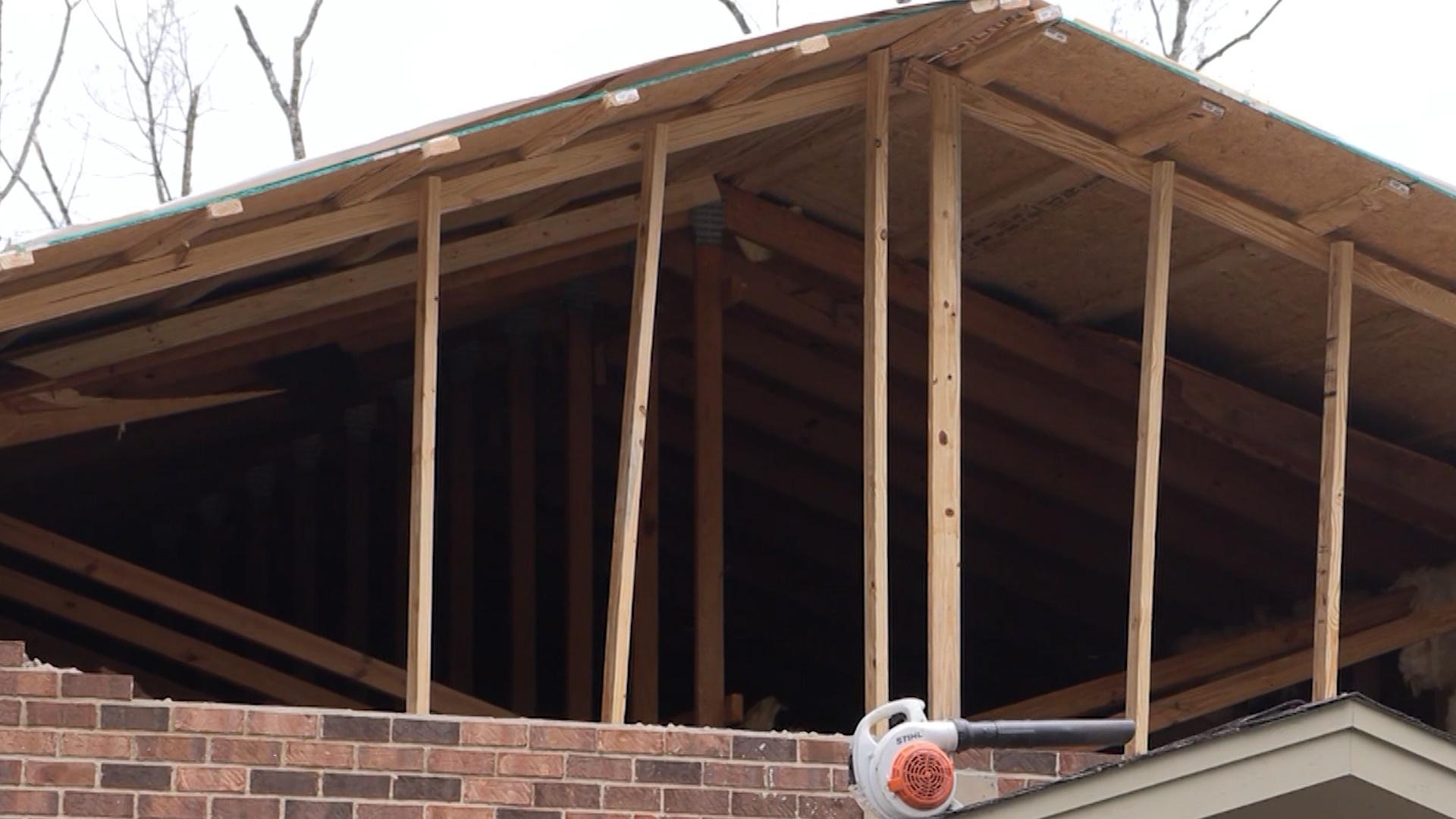 Congregation Shows Up to Church Damaged by Tornado