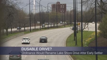 Video thumbnail: Chicago Tonight Push to Rename Lake Shore Drive for DuSable Faces Bumpy Road