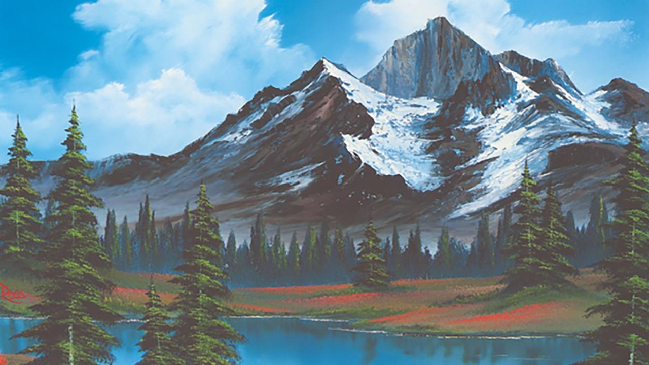 The Best of the Joy of Painting with Bob Ross | Mighty Mountain Lake