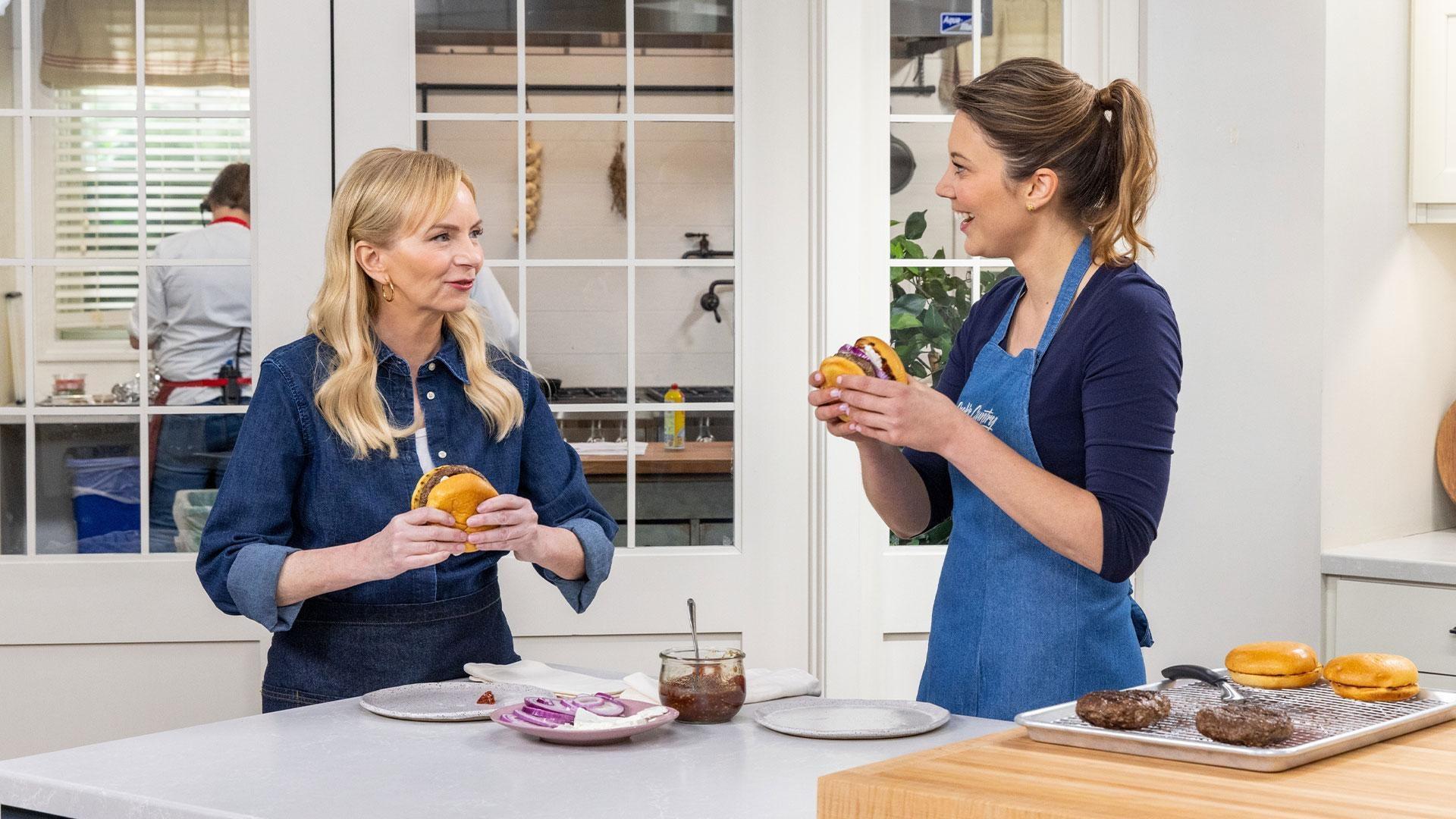 Mediterranean Burgers and Fritters