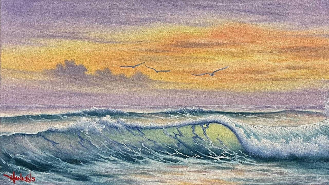 Joy of Painting With Nicholas Hankins: Bob Ross' Unfinished Season New Smyrna Sunrise airing Wed, Apr 15 6:30 am