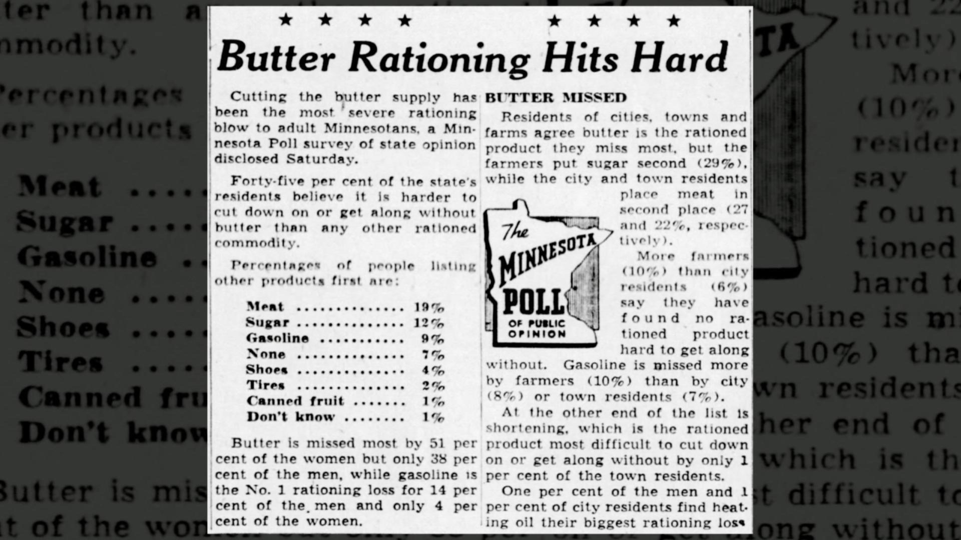 Index File | What rationed product was missed the most?