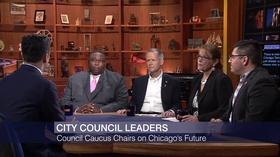 Video thumbnail: Chicago Tonight City Council Caucus Chairs on Chicago’s Future