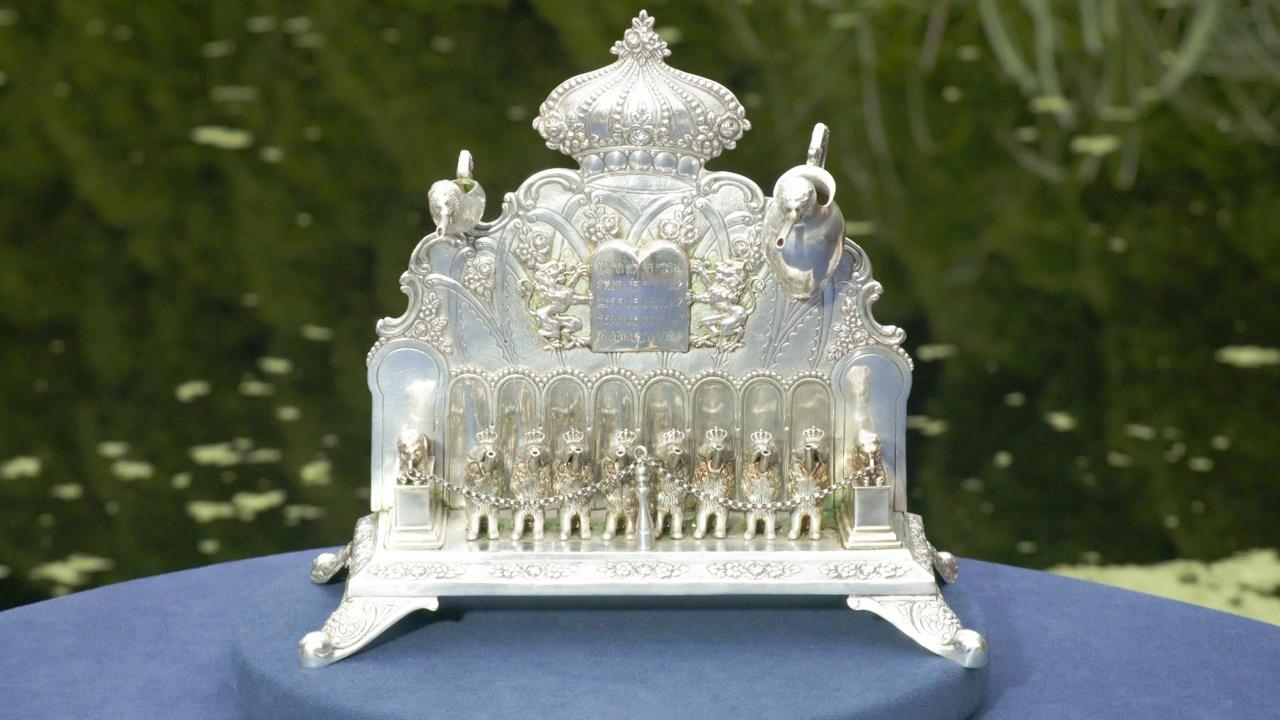 Antiques Roadshow | Appraisal: German Sterling Menorah, ca. 1890