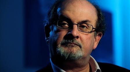 Video thumbnail: PBS NewsHour Examining Salman Rushdie's lifelong fight for free speech