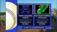 Class 1A - Southeast Warren Warhawks vs. Twin Cedars Sabers