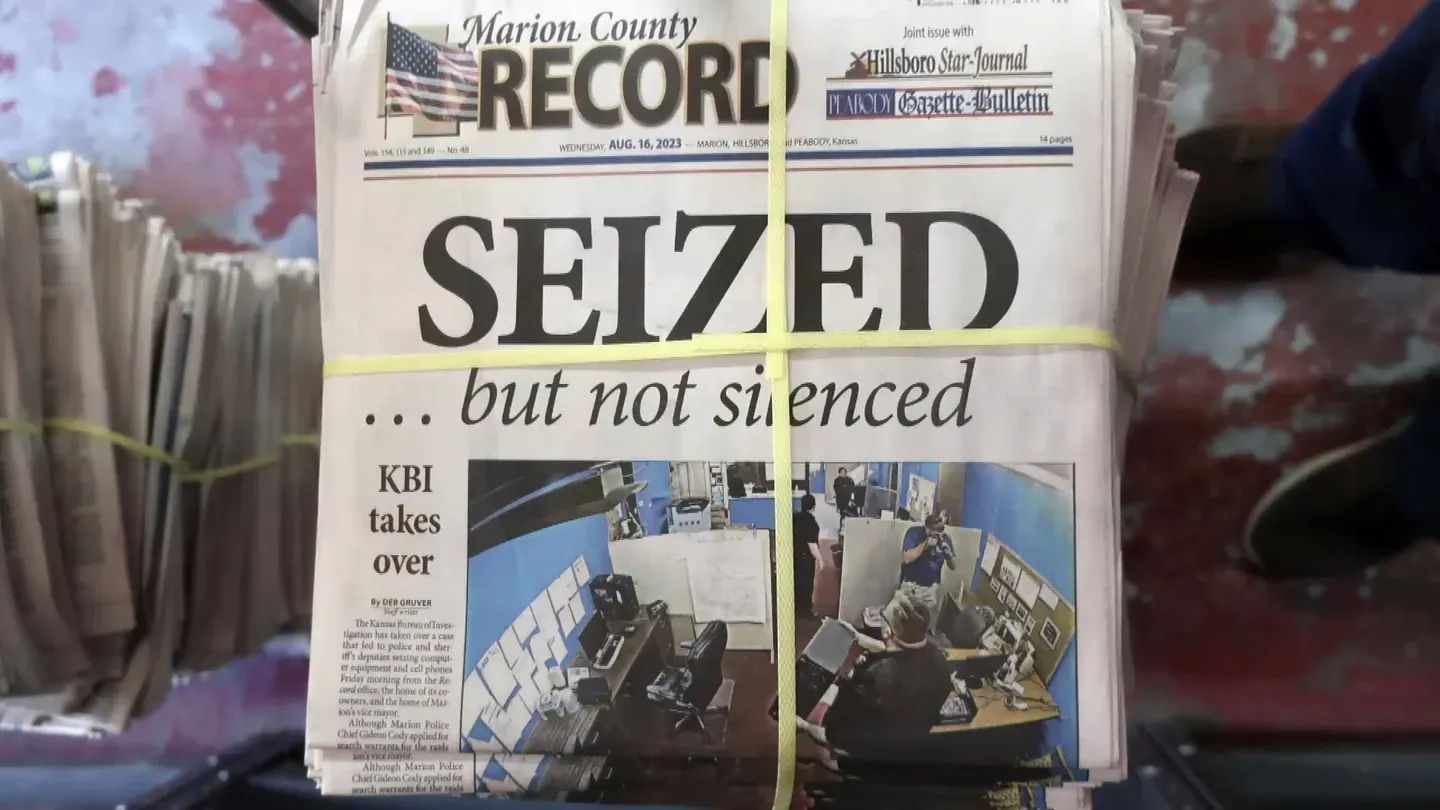 News Wrap: Kansas county to pay $3M for raid on newspaper