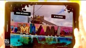 Video thumbnail: PBS NewsHour In Miami, art intersects with technology and climate change