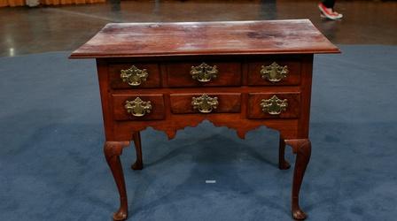 Video thumbnail: Antiques Roadshow Appraisal: Philadelphia Dressing Table, ca. 1750
