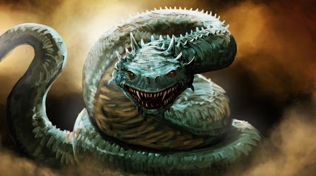 Video thumbnail: Monstrum Basilisk or Cockatrice? The Mysterious King of Serpents