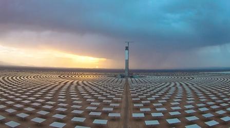 Video thumbnail: PBS NewsHour Morocco turns the Sahara desert into a solar energy oasis