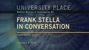 Frank Stella in Conversation
