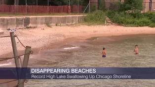 Record-High Lake Swallowing Up Chicago Shoreline
