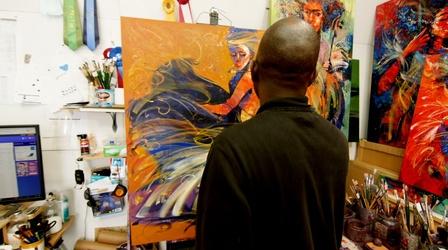 Video thumbnail: Broad and High Painter Said Oladejo Lawal, Map of Myself