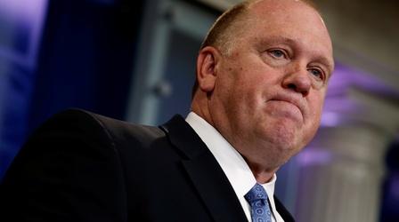 Video thumbnail: PBS NewsHour ICE director: Separating families 'sad' but part of the job