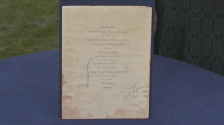 Video thumbnail: Antiques Roadshow Appraisal: 1956 Branch Rickey & Jackie Robinson-signed