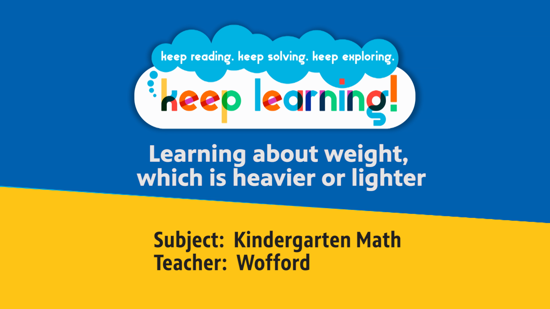 Learning | K Math #14: is heavier or lighter? | Season | PBS