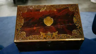 Appraisal: 1827 French Boulle Inlay & Mahogany Strong