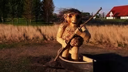Elk Horn Welcomes Giant Troll Sculpture, Fjord Ferryman, by Artist Thomas Dambo