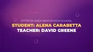 2020 Great Teachers Essay Contest Winner — Alena Carabetta