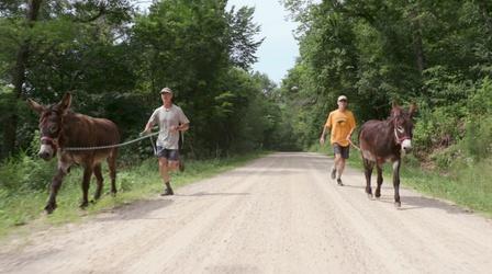 Video thumbnail: Wisconsin Life Burro Racing