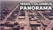 LeVeque Tower Panorama: Columbus Skyline in 1958