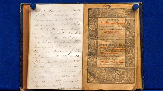 Antiques Roadshow | Appraisal: 1599 Thomas Buckminster Almanac