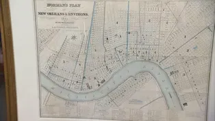 Appraisal: 1845 New Orleans Folding Map