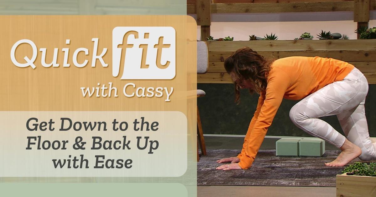 Quick fit with cassy | get down to the floor & back up with ease | season 19 | episode 1