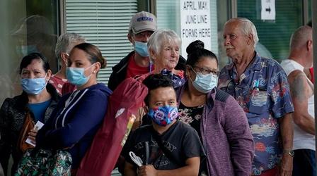 Video thumbnail: PBS NewsHour News Wrap: Unemployment numbers underscore pandemic's damage