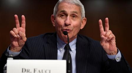 Video thumbnail: PBS NewsHour Trump steps up criticism of Fauci on pandemic response