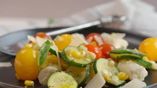 Gnudi with Sautéed Vegetables