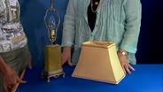 Appraisal: Steuben Green Jade Glass Lamp, ca. 1925