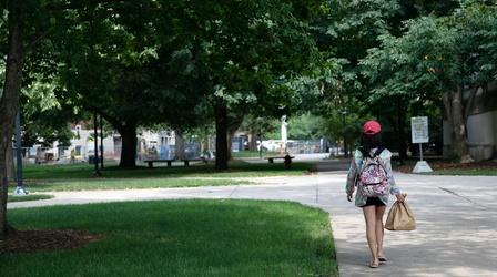 Video thumbnail: PBS NewsHour Pandemic leads students, parents to reconsider college costs