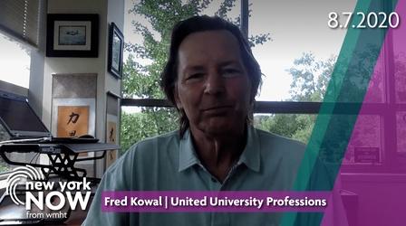 Video thumbnail: New York NOW Fred Kowal on Protecting SUNY Students from COVID-19