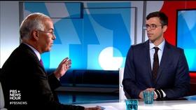 Video thumbnail: PBS NewsHour Brooks and Klein on 2018 election security threats