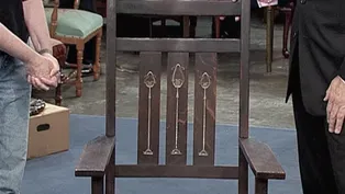 Appraisal: Gustav Stickley Inlaid Armchair, ca. 1904