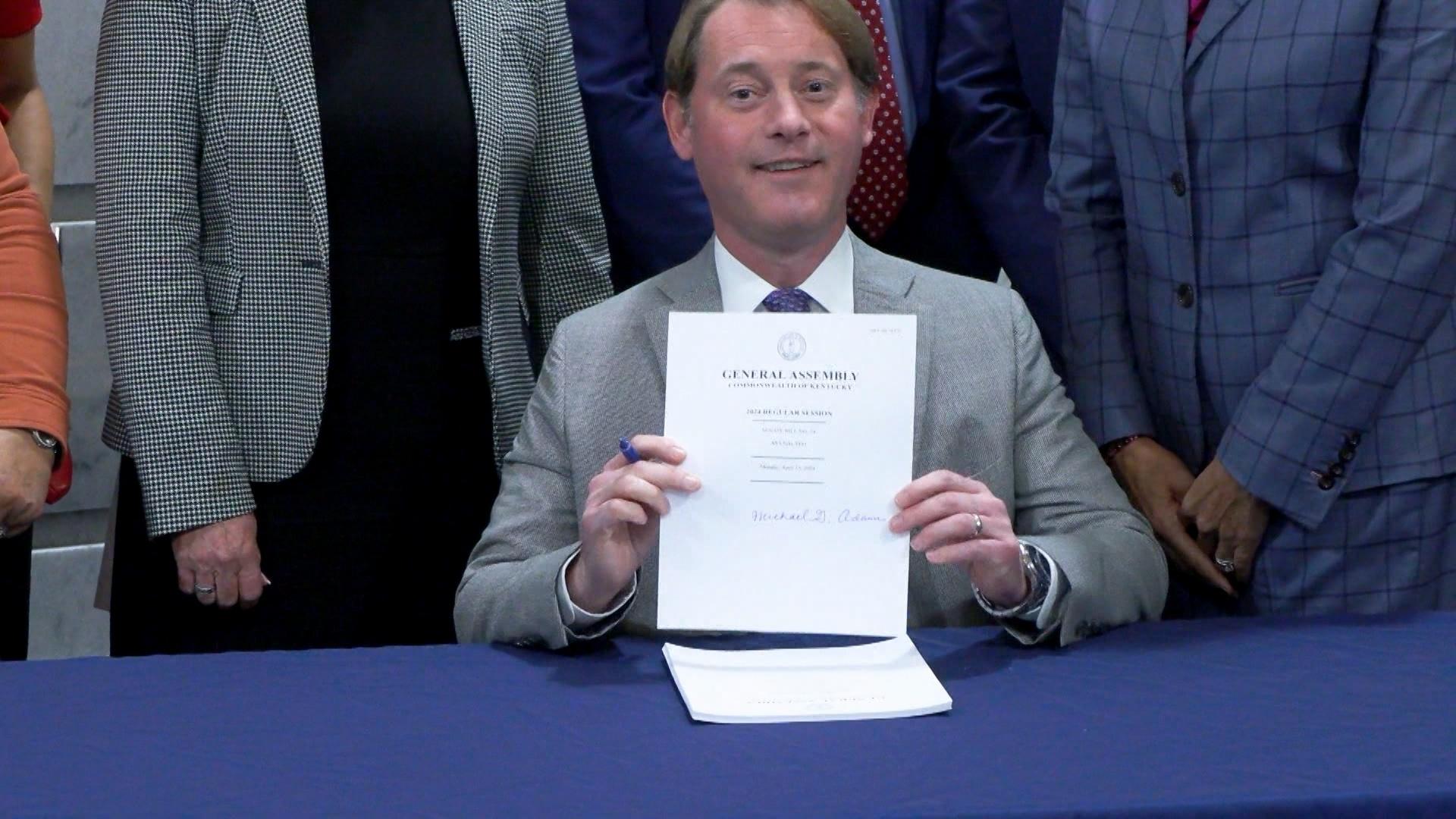 Momnibus Bill Ceremonial Signing