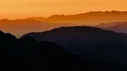 SUNSET OVER ANGELES NATIONAL FOREST