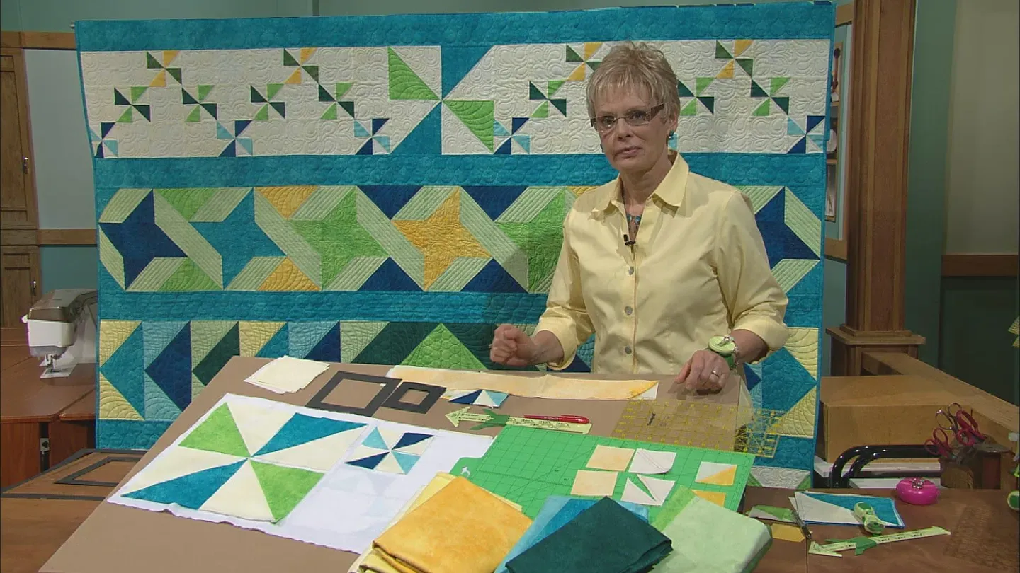 Trusty Triangles - A Row-by-Row Sampler Quilt, Part 2