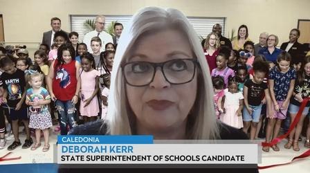 Video thumbnail: Here and Now Kerr on Race for Superintendent