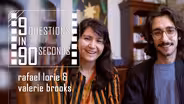 9 Questions in 90 Seconds | Rafael Lorie and Valerie Brooks